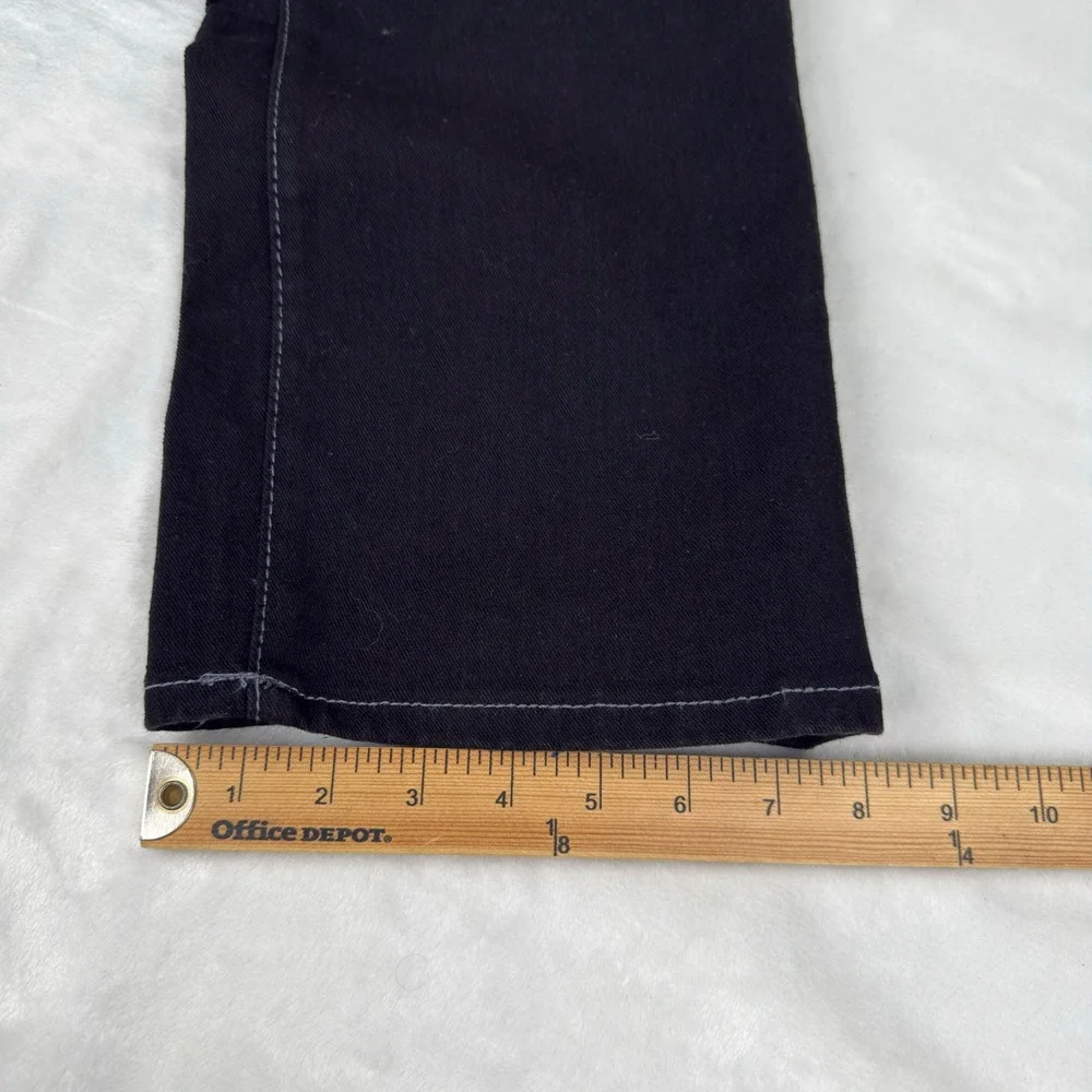 True Religion Ricky Flap SN Black Jeans Mens 34x32 (36 waist) Straight Leg NEW